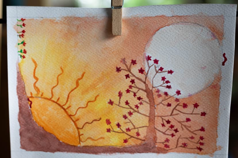 Creative expression through art